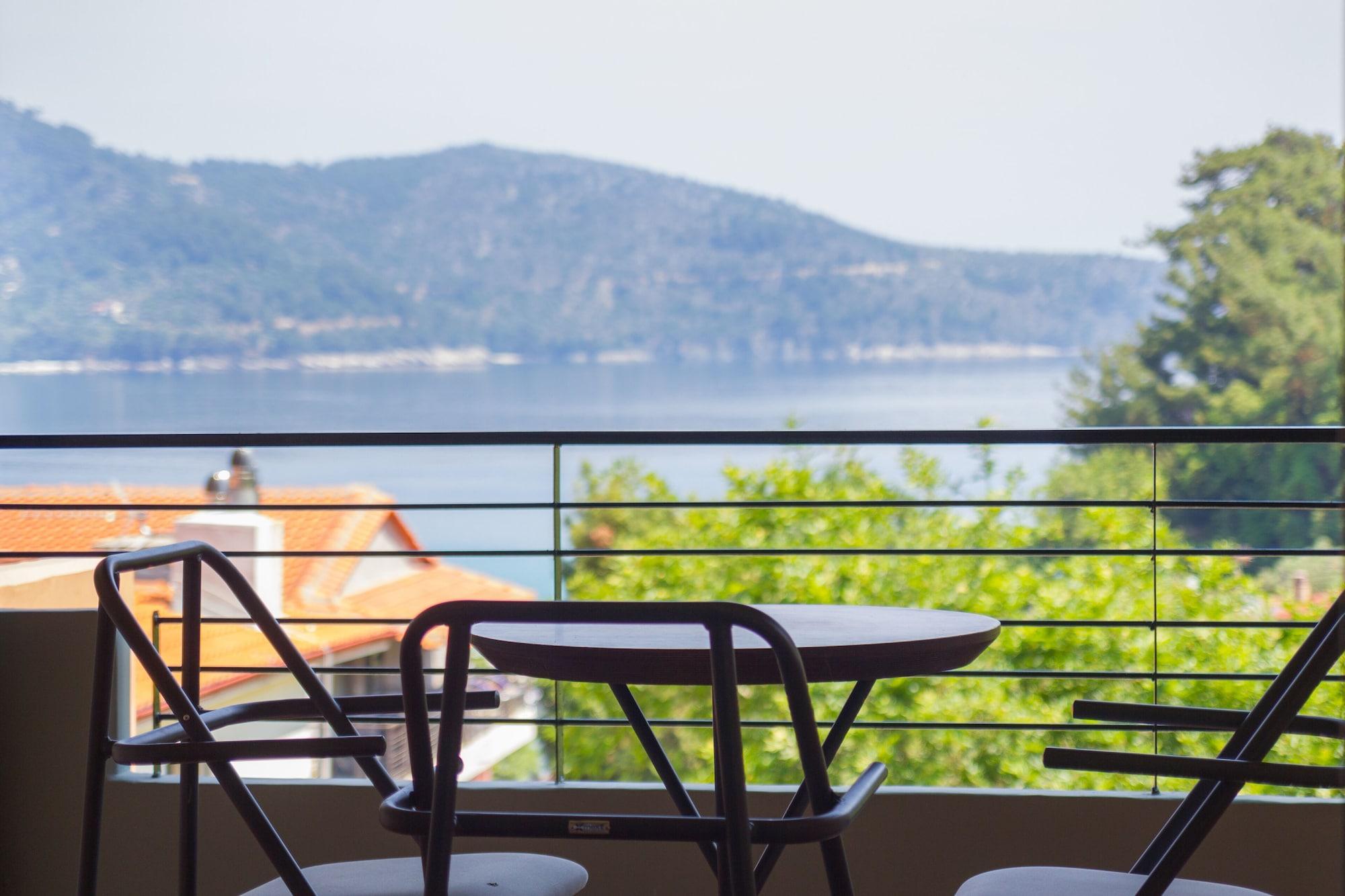 Ntinas Villa With Sea View Skala Potamia  Dış mekan fotoğraf