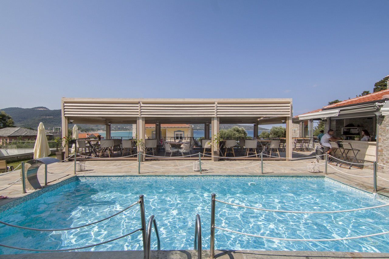 Ntinas Villa With Sea View Skala Potamia  Dış mekan fotoğraf